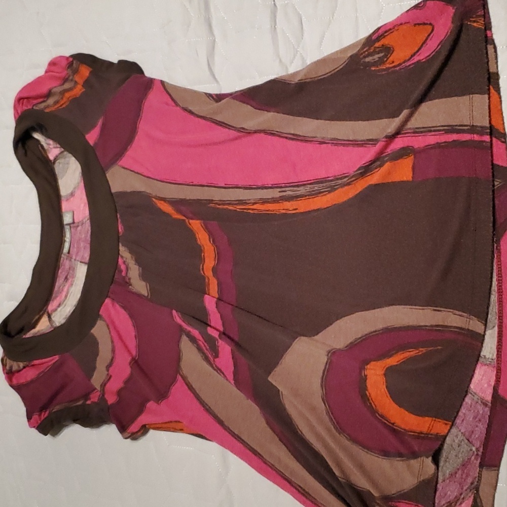Size large print top